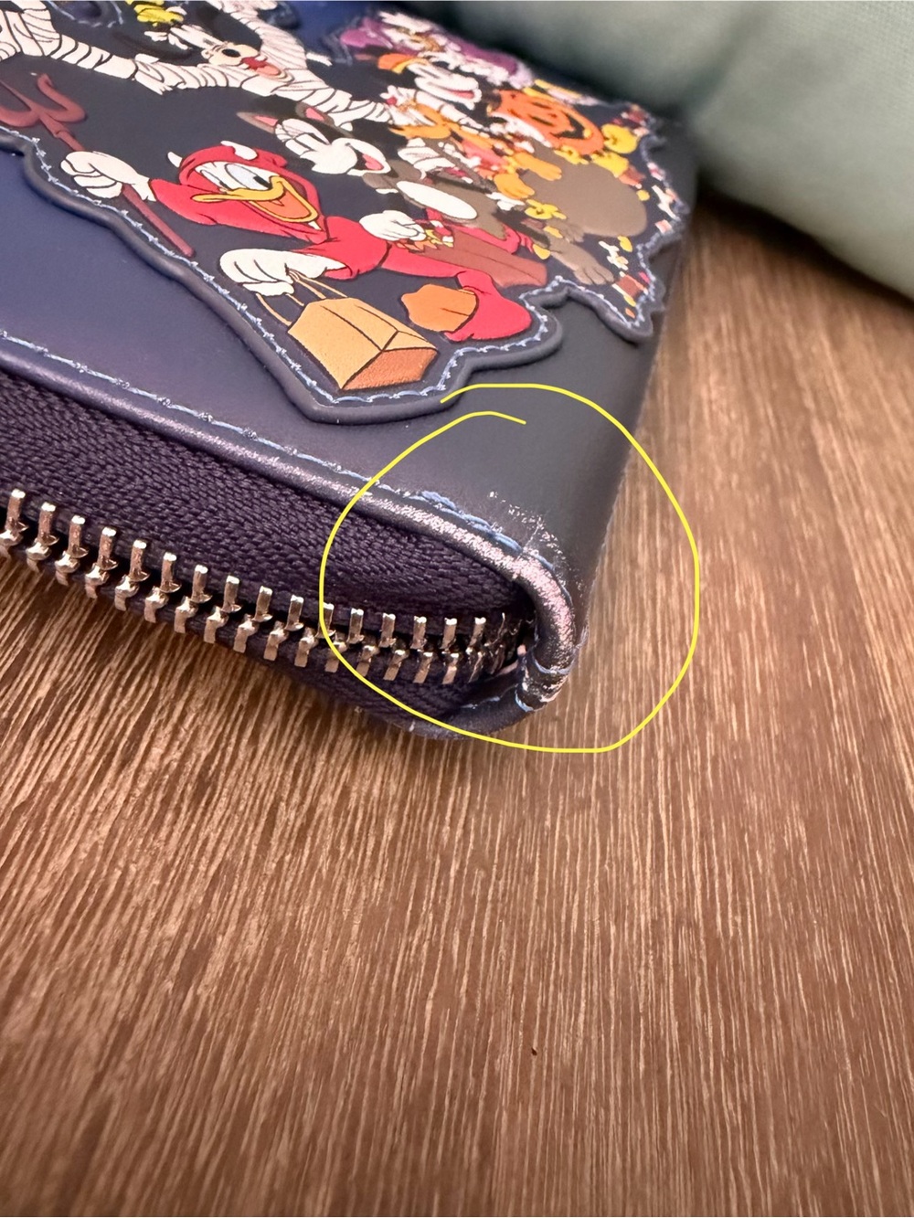 Loungefly Disney Mickey and Friends Halloween  Zip Wallet - Picture 4 of 6